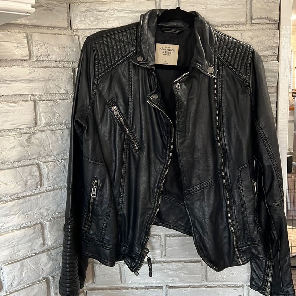 Abercrombie & Fitch leather jacket